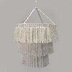 Ancient Wisdom Natural Macrame Soft Cotton Chandelier - Image 4