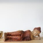 Ancient Wisdom Handcrafted Sleeping Buddha Statue - 50cm - Image 3