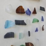 Ancient Wisdom Hanging Five Multicolour Glass Strings Wind Chime - Image 2