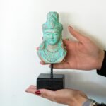 Ancient Wisdom Lucky Java Princess On Stand - Green Copper - Image 2
