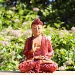 Ancient Wisdom Hand Carved Suar Wood Teaching Transmission Buddha Statue – 30cm - Image 3