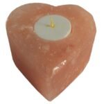 Ancient Wisdom Himalayan Salt Medium Heart Shaped Candle Holder