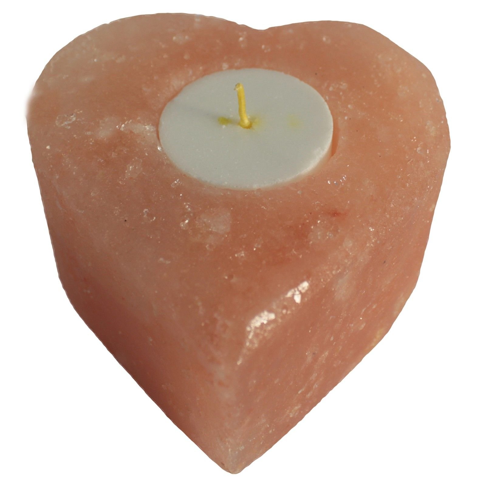 bG9jYWw6Ly9tZWRpYS9TUy84Qy82MFIzMEMxRzZHVks4Q1NTLzhkZTU1OWMwLmpwZWc.jpg Ancient Wisdom Himalayan Salt Medium Heart Shaped Candle Holder - Image 1