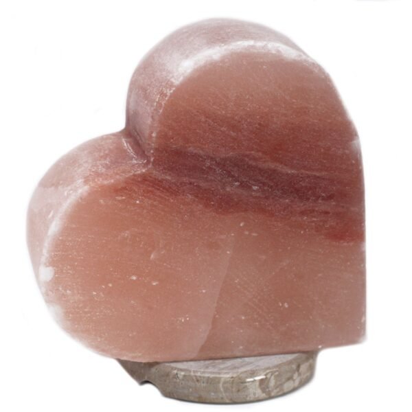 Ancient Wisdom Crafted Himalayan Salt Heart Shaped Lamp