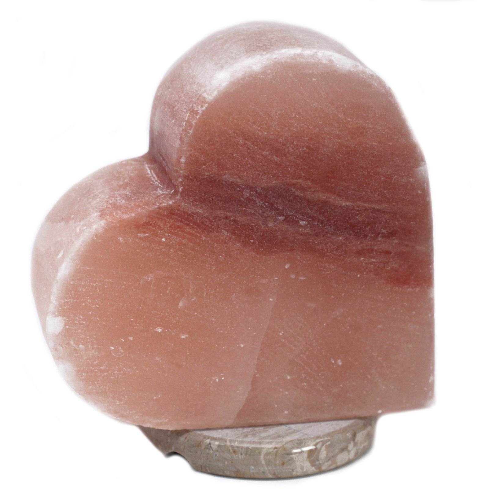 bG9jYWw6Ly9tZWRpYS9TUy8wQy82MFIzMEMxSDY4VDMwQ1NTLzE3M2YzYzFlLmpwZWc.jpg Ancient Wisdom Crafted Himalayan Salt Heart Shaped Lamp - Image 1