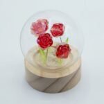 Ancient Wisdom LED Floral Glow Garden Dome Light - 5 Red Roses - Image 4