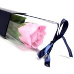 Ancient Wisdom Single Pink Rose Soap Flower - Image 2