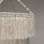 Ancient Wisdom Natural Macrame Soft Cotton Chandelier - Image 2