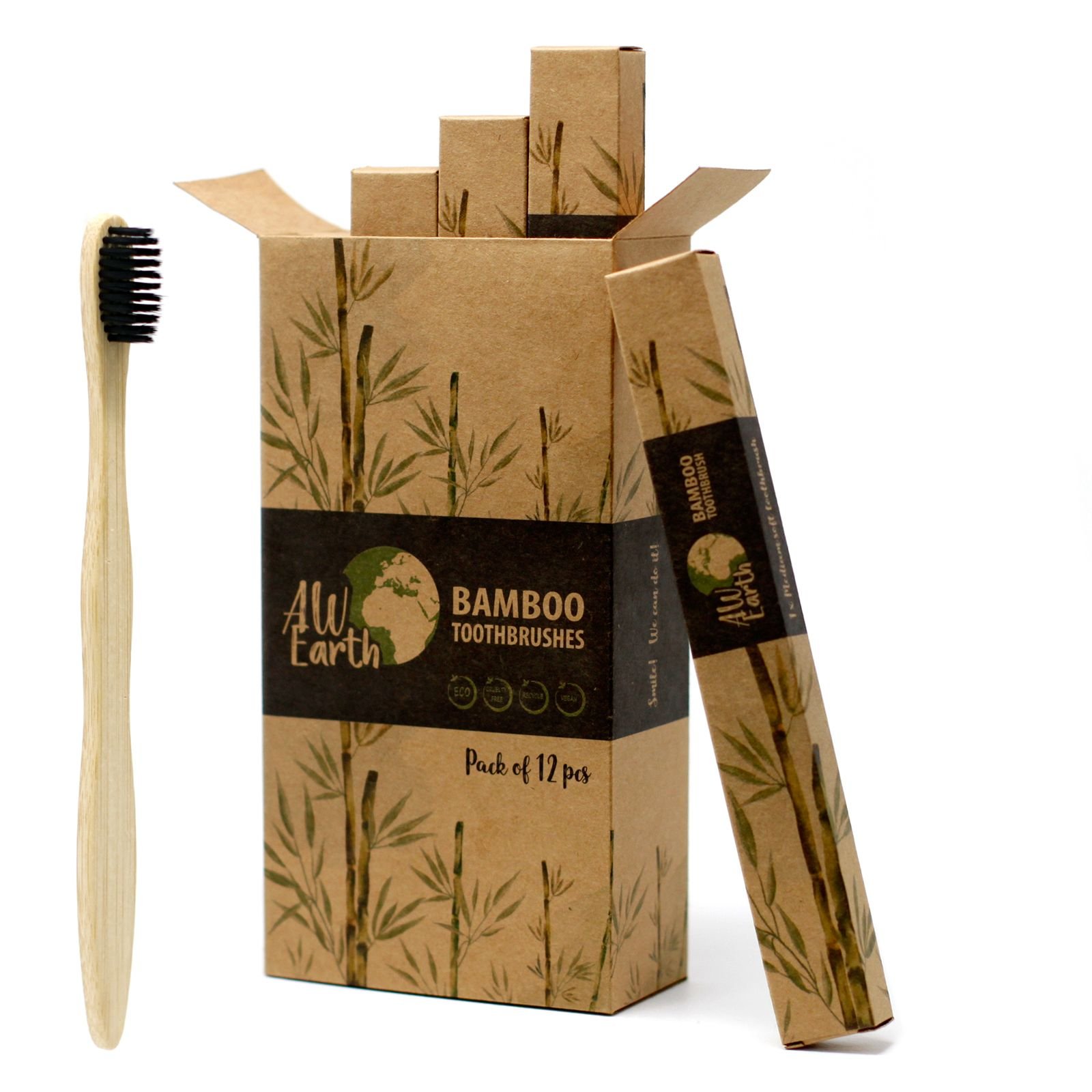 bG9jYWw6Ly9tZWRpYS9TUy9FRC82MFIzMEMxRzZNVktFRFNTLzRhOGI1YzUyLmpwZWc.jpg Ancient Wisdom Bamboo Toothbrush - Charcoal Medium Soft - Image 1