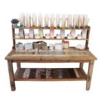 Agnes + Cat Large 2.2m Standard Wooden Table with Top Shelf - Image 5