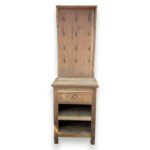 Ancient Wisdom Wooden Display Stand with Hooks & Storage - Image 2