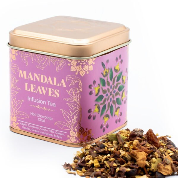 Ancient Wisdom 50g Hot Chocolate Chai Infusion Spiced Cocoa & Aromatic Blend Tea Leaves