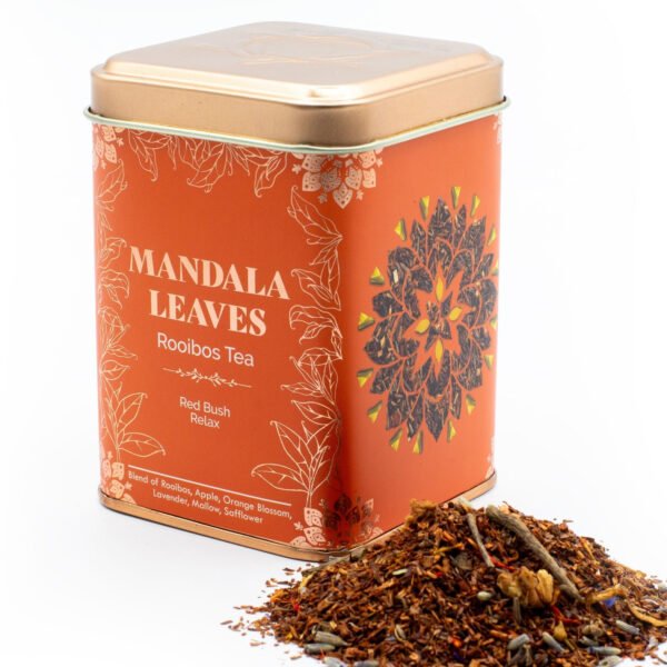 Ancient Wisdom 50g Red Bush Relax Caffeine Free Rooibos Lavender & Apple Tea Leaves