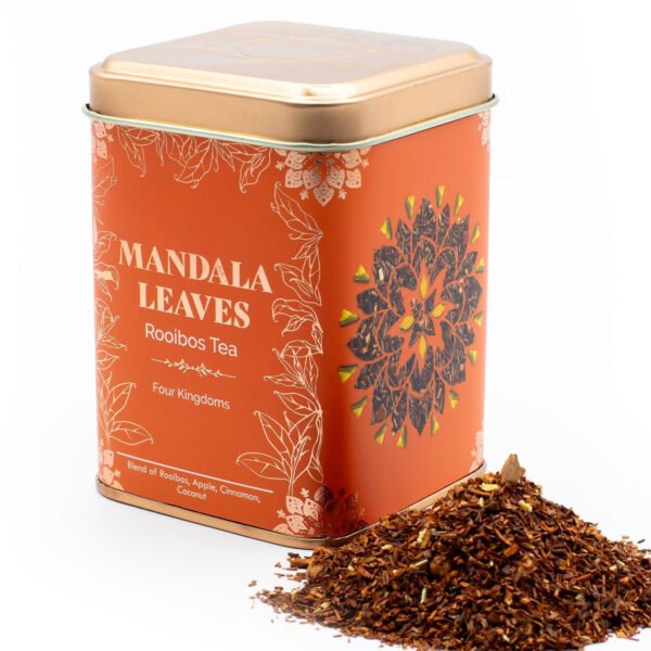 Ancient Wisdom 50g Four Kingdoms Rooibos Spiced Apple & Coconut Blend Tea Leaves