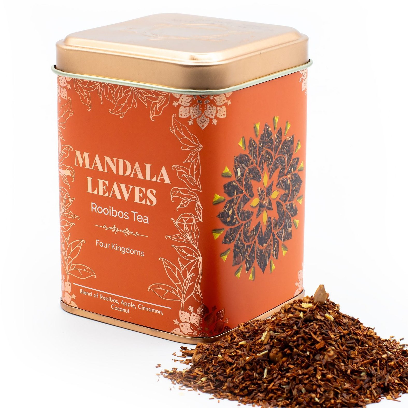 ArtTT-10 Ancient Wisdom 50g Four Kingdoms Rooibos Spiced Apple & Coconut Blend Tea Leaves Ancient Wisdom 50g Four Kingdoms Rooibos Spiced Apple & Coconut Blend Tea Leaves - Image 1