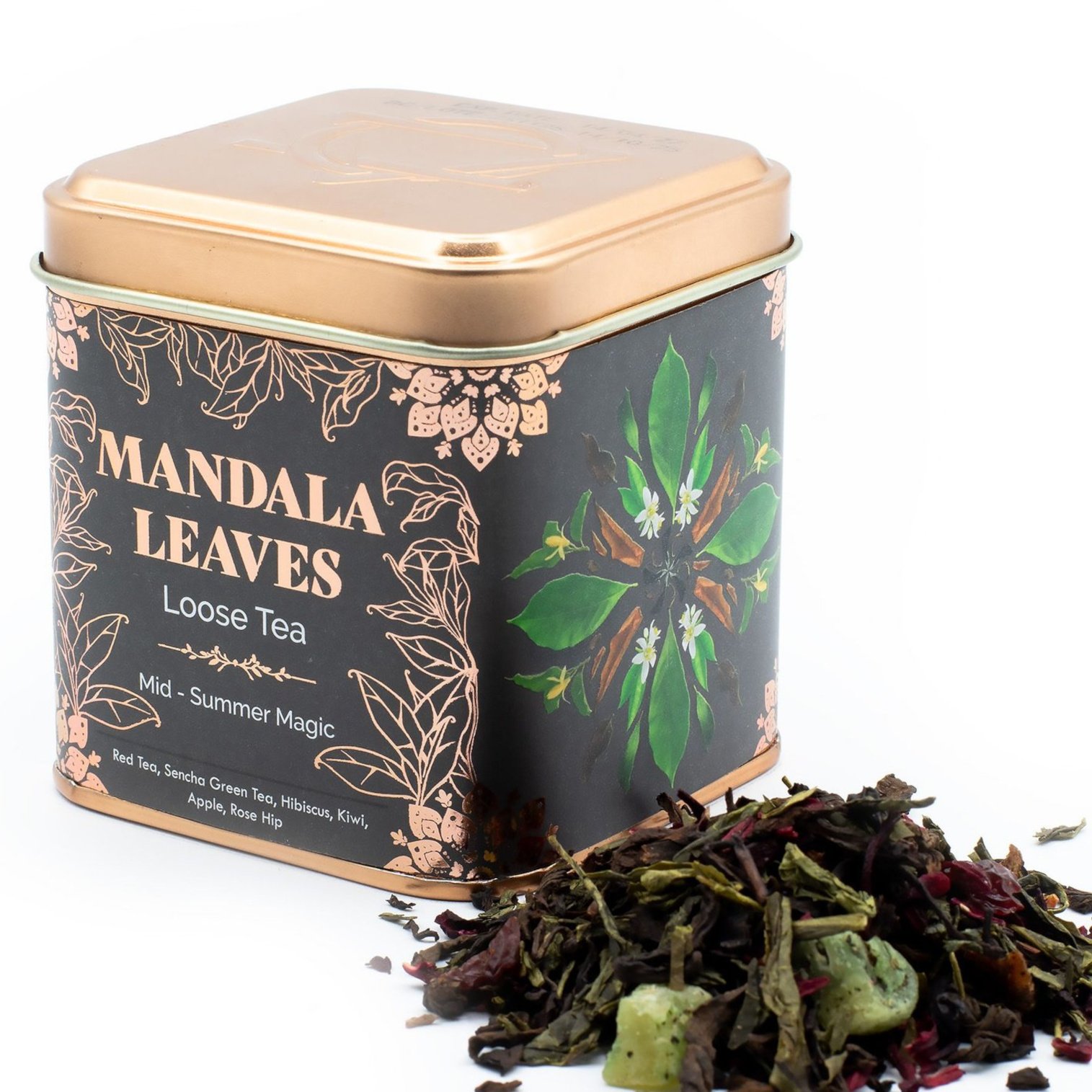 ArtTT-18 Ancient Wisdom 50g Mid-Summer Magic Fruit Pu Erh Sencha Hibiscus Tea Leaves Ancient Wisdom 50g Mid-Summer Magic Fruit Pu Erh Sencha Hibiscus Tea Leaves - Image 1