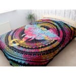 Ancient Wisdom Double Cotton Bedspread + Wall Hanging – Elephant Head - Image 2