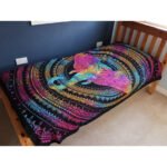 Ancient Wisdom Single Cotton Bedspread + Wall Hanging - Elephant Head - Image 4