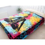 Ancient Wisdom Double Cotton Bedspread + Wall Hanging – Chakra Buddha - Image 2