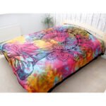 Ancient Wisdom Double Cotton Bedspread + Wall Hanging – Peaceful Buddha - Image 3