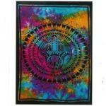 Ancient Wisdom Handcrafted Cotton Wall Art (112 x 78cm) - Hamsa Hand