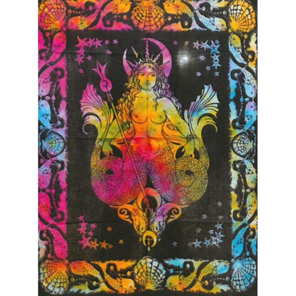 Ancient Wisdom Cotton Wall Art (78x112cm) – Mermaid