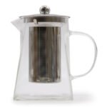 Ancient Wisdom 750ml Glass Tower Shaped Infuser Teapot