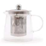 Ancient Wisdom 350ml Glass Flask Shaped Infuser Teapot