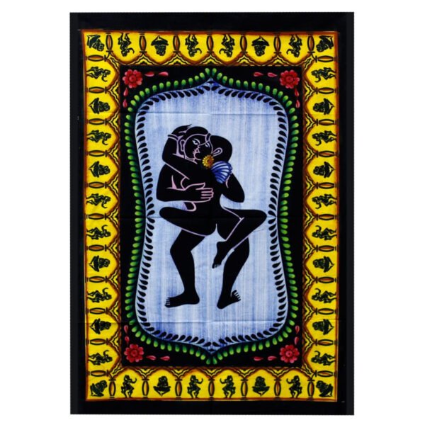 Ancient Wisdom Handbrushed Kama Sutra Cotton Wall Art