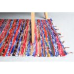 Ancient Wisdom Handmade Medium Indian Cotton Rag Rug (128 x 75cm) - Image 6