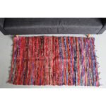 Ancient Wisdom Handmade Medium Indian Cotton Rag Rug (128 x 75cm) - Image 2
