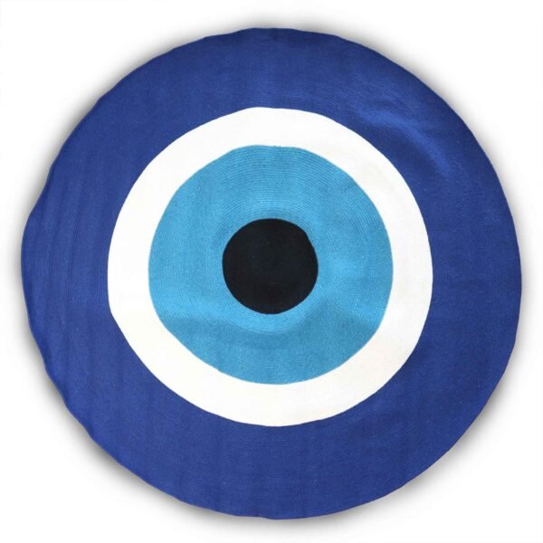 Ancient Wisdom Large Evil Eye Cotton Rope Rug