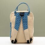 Ancient Wisdom Large Handmade Kathmandu Backpack - Dhaka Design (39x28x13cm) - Image 11