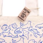 Ancient Wisdom Forest Life Design Big Cotton Shopping Bag - Image 6