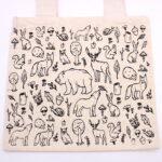 Ancient Wisdom Forest Life Design Big Cotton Shopping Bag - Image 3