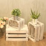 Ancient Wisdom Set of 3 Whitewash Wooden Storage Crates - Image 3