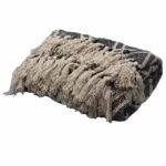 Ancient Wisdom Boho Comfort Cotton Throw (125x150cm) – Black & Beige Regency - Image 4
