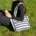 Ancient Wisdom Nomad Sari Jacquard Natural Wander Muse Bag - Atlas Nomad - Image 7