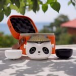 Ancient Wisdom Kung Fu Panda Teapot & Two Cups Travel Pack Set - Image 2