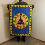 Ancient Wisdom Cotton Wall Art (70x110cm) - Chakra Fibrant - Image 2