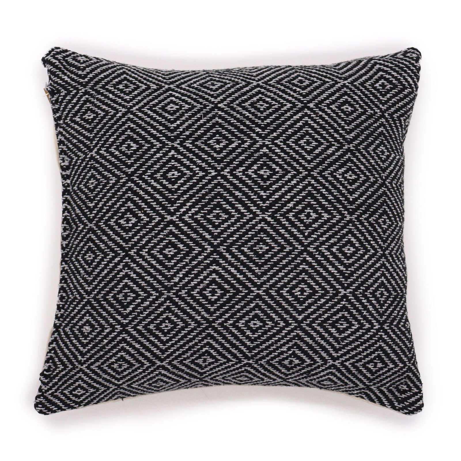 bG9jYWw6Ly9tZWRpYS85SC80RC82MFIzMEMxRzZSVks0RDlIL2ZmOTBjNzI4LmpwZWc.jpg Classic Cushion Cover - Maze Black - 40x40cm - Image 1