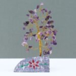 Ancient Wisdom Amethyst Gemstone Tree (80 Stones) On Gemstone Rock Base - Image 2