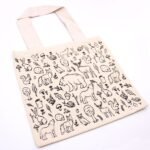 Ancient Wisdom Forest Life Design Big Cotton Shopping Bag - Image 7