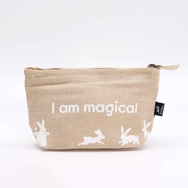 Hop Hare Jute Pouch - I Am Magical