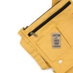 Ancient Wisdom Cotton Canvas & Soft Jute Messenger Bag - Natural - Image 4