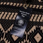 Ancient Wisdom Nomad Sari Jacquard Natural Wander Muse Bag - Desert Loom - Image 5