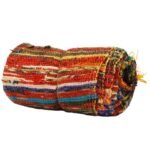 Ancient Wisdom Luxury Cotton Rag Rug (154 x 90cm) - Yellow - Image 4