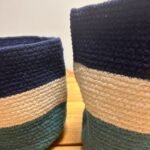 Ancient Wisdom Set of 3 Evil Eye Jute Rope Storage Baskets - Image 2