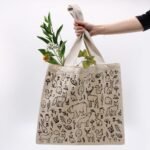 Ancient Wisdom Forest Life Design Big Cotton Shopping Bag - Image 2