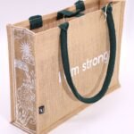 Hop Hare Jute Big Bag - I Am Strong - Image 6